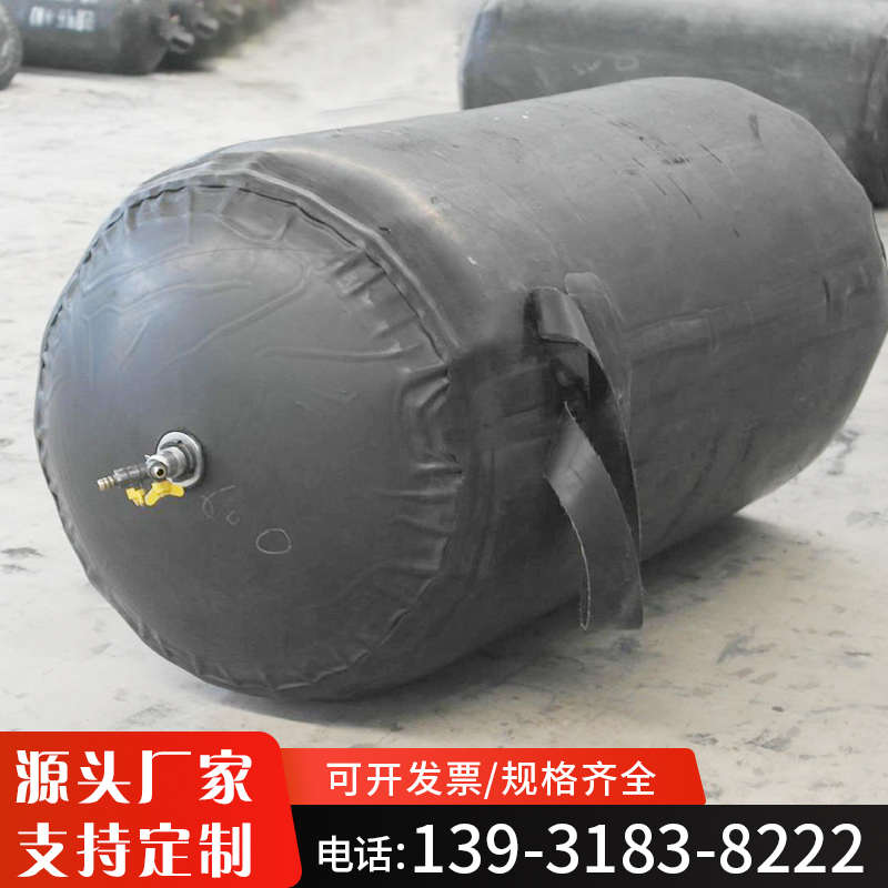 桥梁空心板梁充气芯模圆形预制橡胶气囊内模混凝土八角形充气芯模
