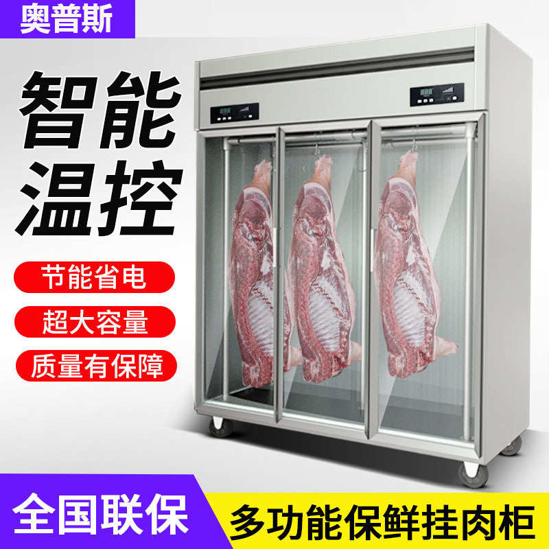 排酸鲜肉柜商用保鲜肉立式冷藏挂柜冷冻猪柜牛羊肉冰柜新款展示