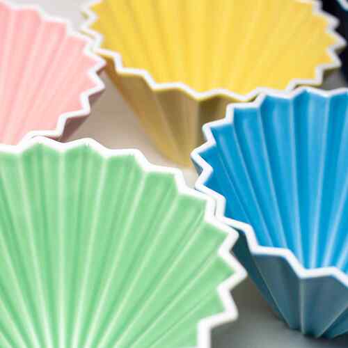 素止 V60折纸滤杯 国产 手冲咖啡滤杯 陶瓷 155 s ORIGAMI