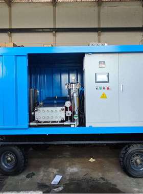 广源GYB-6高压清洗机工业管道清洗150MPA清洗设备高压柱塞泵