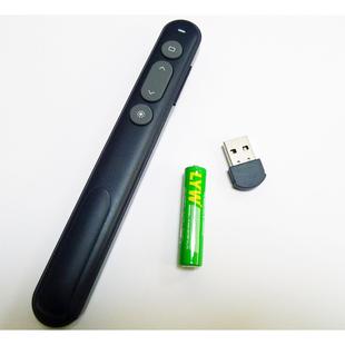 无线PPT翻页遥控笔办公教学教鞭演示器镭射一体简报笔激光笔
