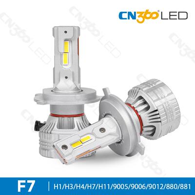 cn360 F7款130W高亮汽车LED大灯外置驱动滚珠风扇H1H4H7H119005