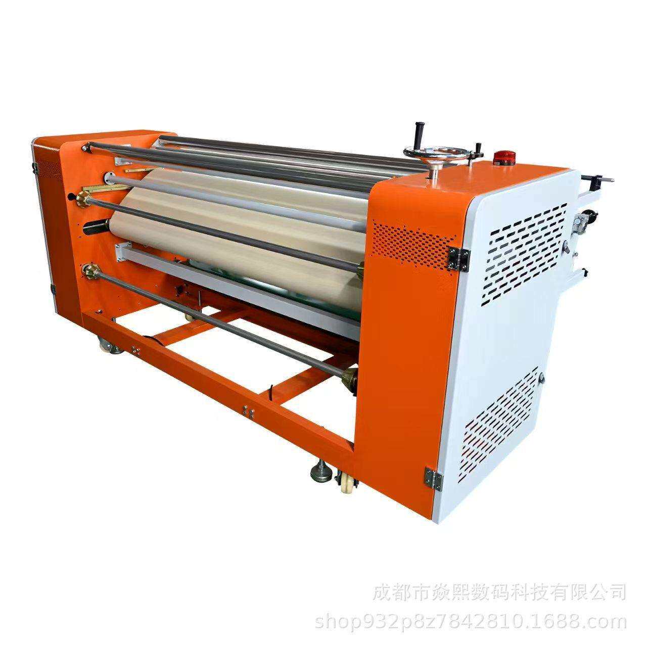 油温滚筒转印机涤抱枕数运码印花机动服装纶油温滚筒布热JM200转
