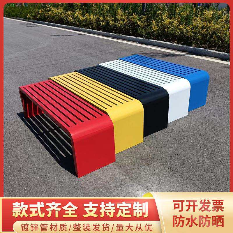 公园椅户外长椅室外长条凳庭院休闲椅园林铁艺长凳广场公