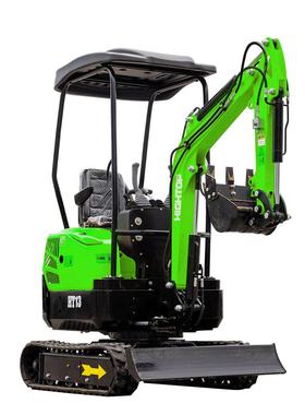 1.3 tons mini excavator出口法国花园施工挖机微型挖机大棚种植
