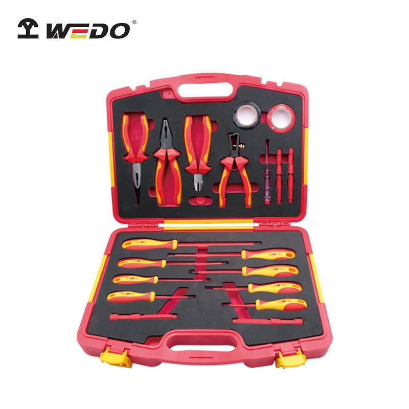 WEDO维度19件套绝缘套装工具电工专用维修耐高压绝缘套装厂家直供