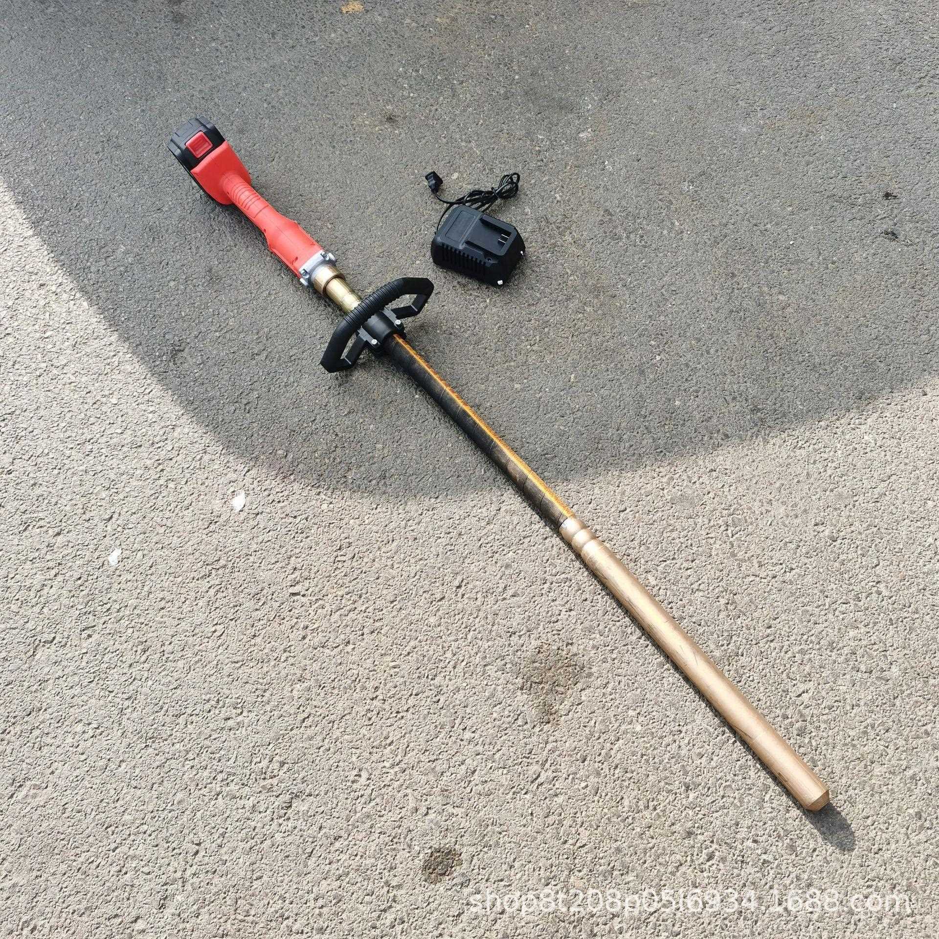 盖世 两电一充锂电振动棒 手提混凝土震动器 充电式水泥振动器