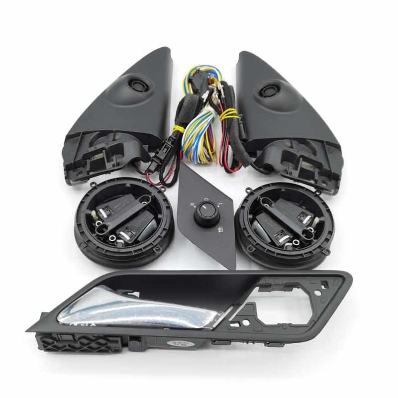 适用大众新桑塔纳捷达昕锐改装电动调节折叠后视镜倒车镜电加热