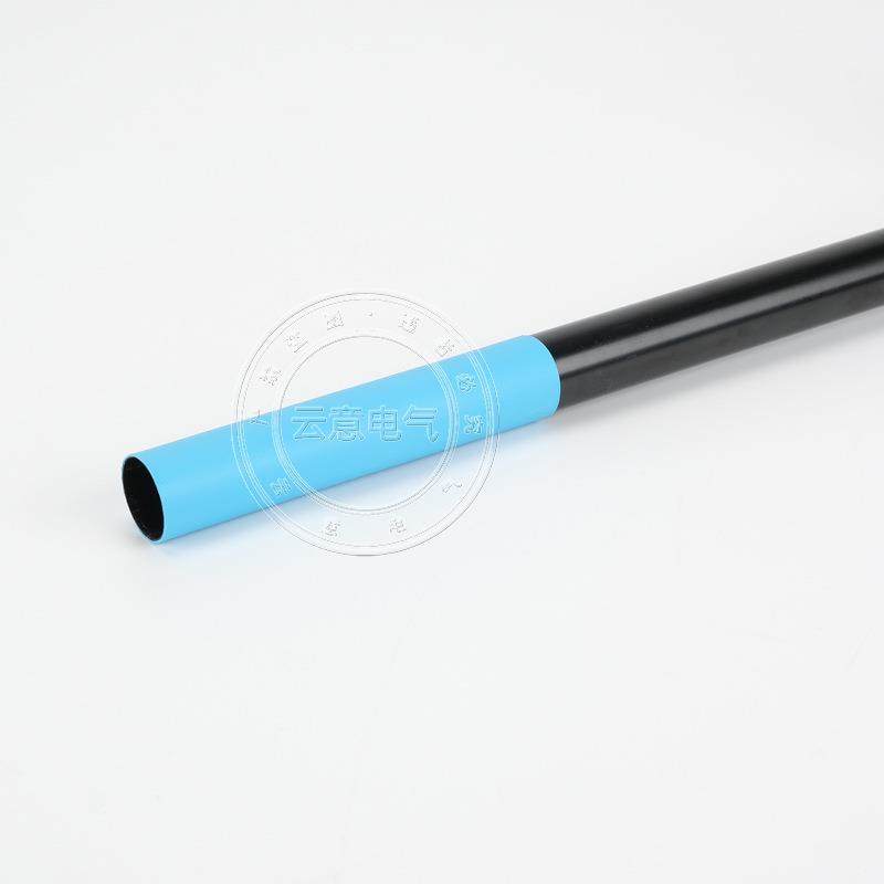 高低压新能源阻燃厂热缩绝缘JMM护红套管家V0阻燃绿黄蓝黑保色热