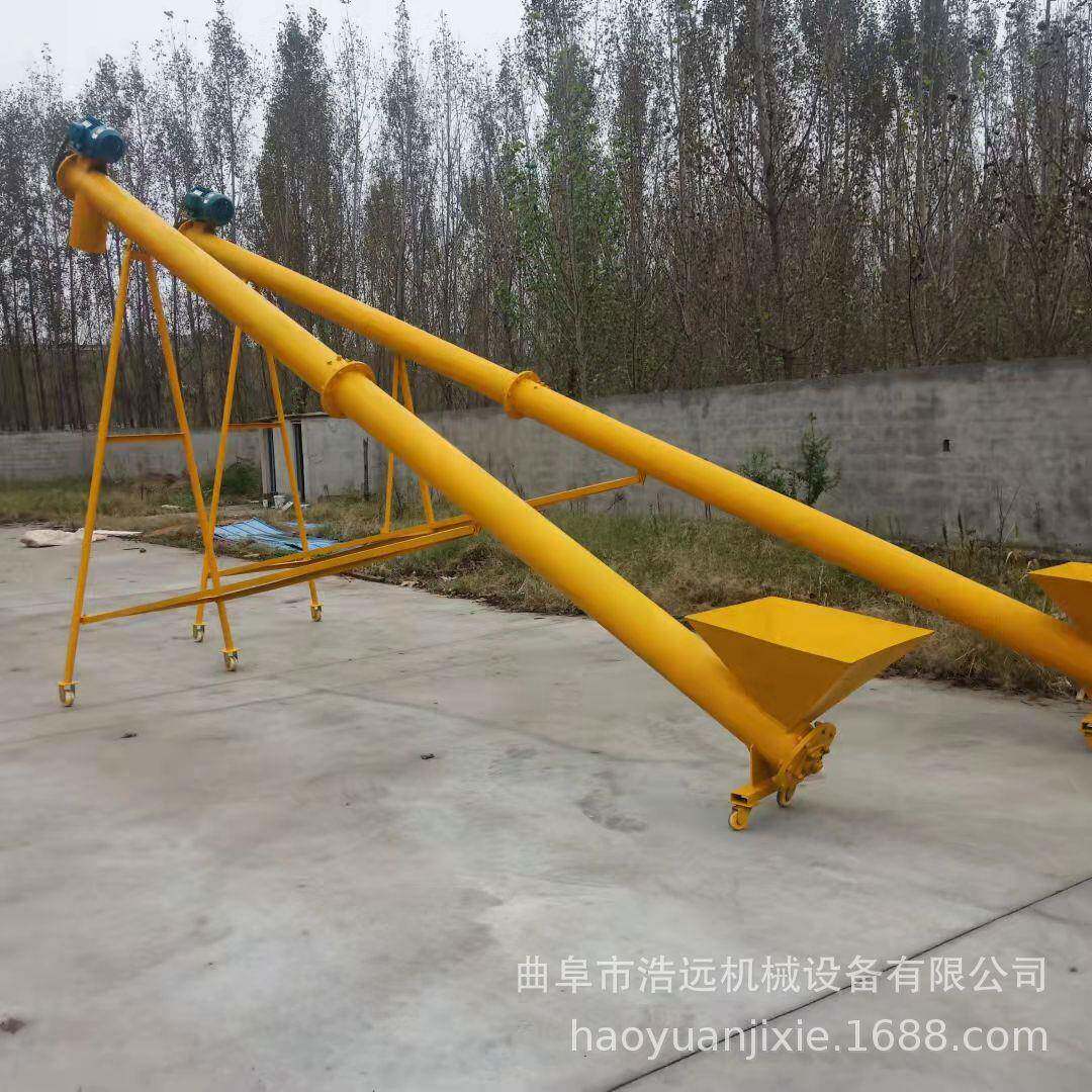 河沙钢砂自吸式螺旋提升机自动喂料螺旋提升机大蛟龙装车机