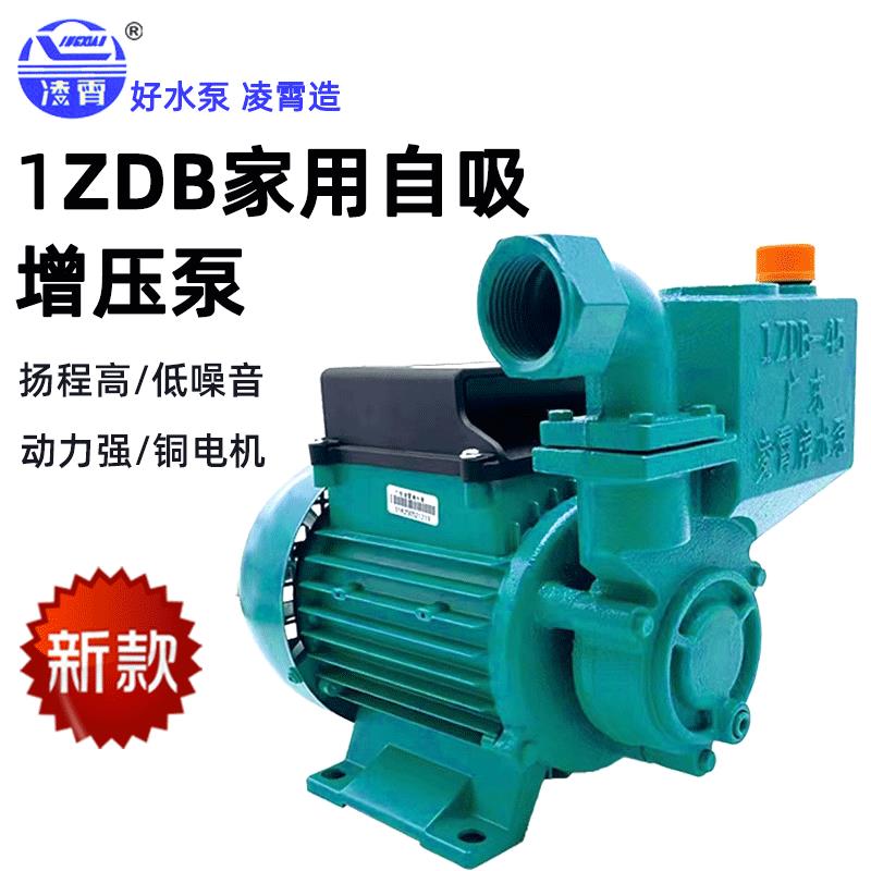广东水泵新款1ZDB35/45/65型自吸清水泵家用自来水增压泵抽水