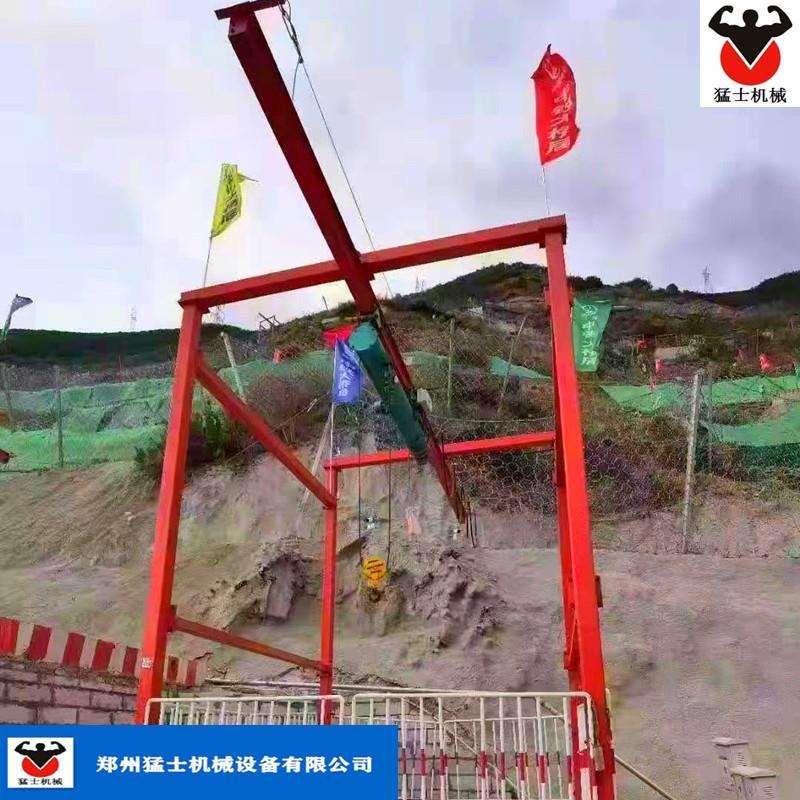 工地专用孔桩龙门吊人工挖桩自动吊运机建筑挖井起重机