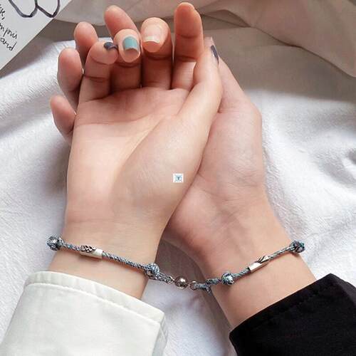 Couple bracelets for women men charm bracelet Friendship Rop