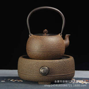 永康铁壶厂家批发 铁壶纯手工无涂层铸铁茶壶烧水泡茶养生铁壶套装