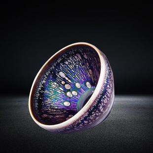 建阳原矿原釉盏人杯建阳建盏茶杯主杯彩曜YSR变七天目盏斗笠耀杯