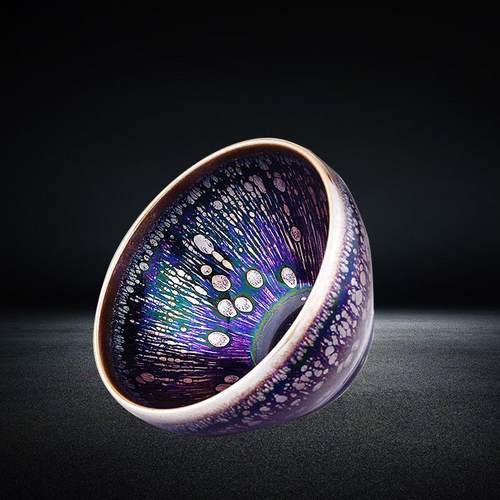 建阳原矿原釉盏人杯建阳建盏茶杯主杯彩曜YSR变七天目盏斗笠耀杯