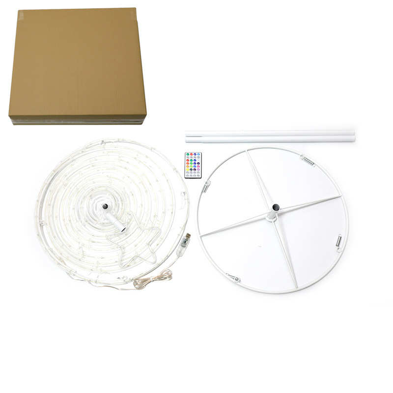 LED点控塔形螺旋树灯可折叠伸缩收纳盘旋灯室内庭院装饰灯