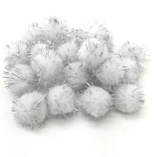 Colorful Pompoms for 50pcs Garment 25mm Dolls Handmade 15mm