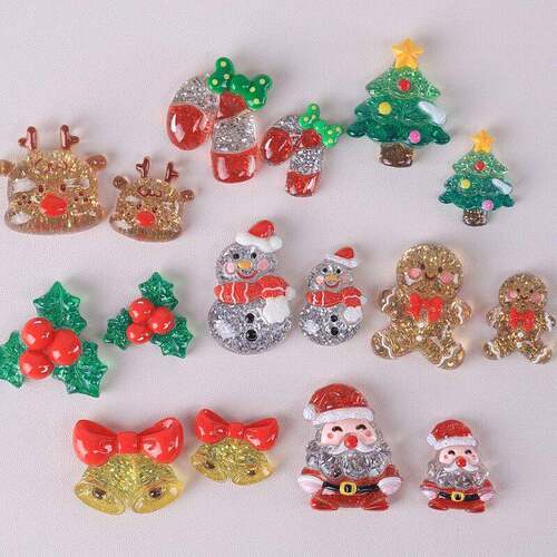 [ Shopping Gift ] Cartoon Sparkling Christmas Ornaments
