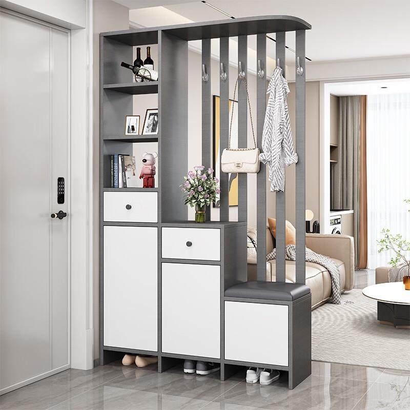 玄关柜鞋柜客厅入户家用门口大容量进门一体隔断柜现代屏风置物柜