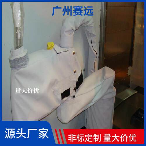 油漆聚集滴落高温腐蚀性物质众为兴GR4215涂装机器人防护服广州赛