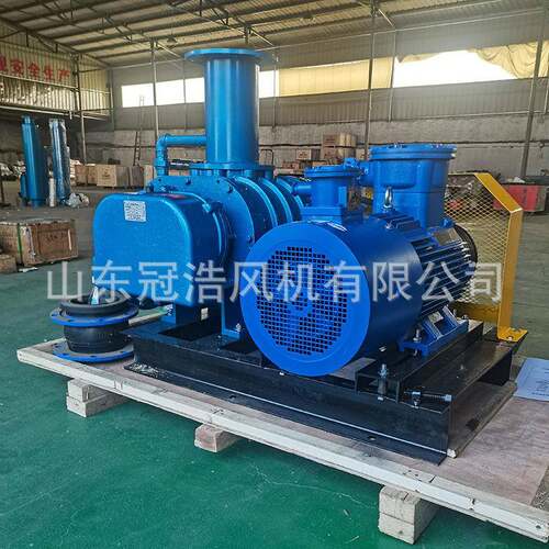 厂家货源养殖氧罗茨鼓风机污水处理风机双油箱工业水冷送风压