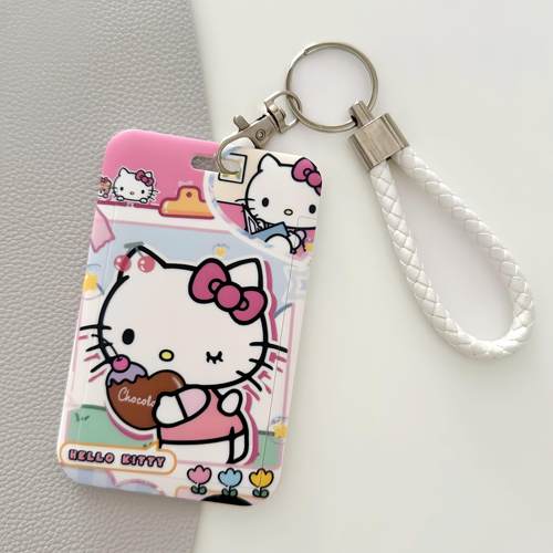 卡套幼儿园接送卡kT猫饭卡学生校园工作证件可爱门禁防丢厂牌公交