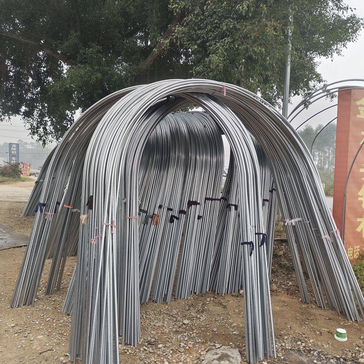 镀锌钢管(4分三合一)豆角架苦瓜架丝瓜架毛节瓜架爬滕架