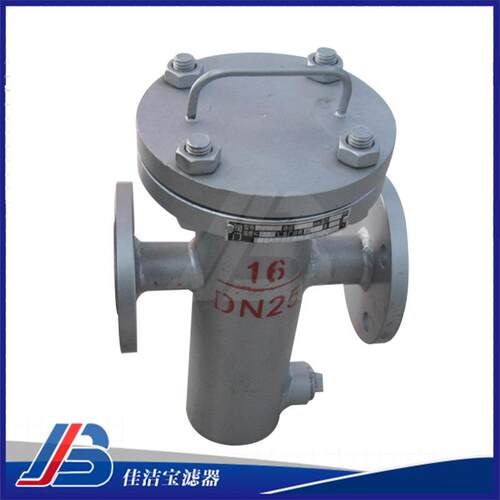 篮式过滤器法兰安装直通过滤器不锈钢法兰过滤器DN25-700