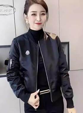香港欧洲站美式棒球服短外套女2026春秋新款时尚百搭夹克上衣显瘦