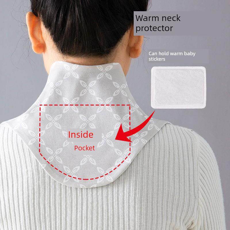 空调房护肩颈冬季男女薄款防凉臂膀保暖睡觉护肩颈带纯棉中年坎肩