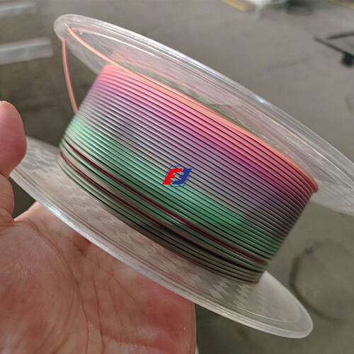 彩虹色3D打印耗材设备 3色打印丝生产线 多色打印丝挤出机