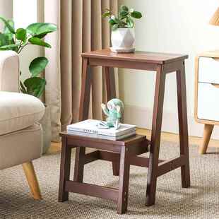 梯子凳子两用实木折叠梯凳家用三步登高凳梯椅室内多功能踏板