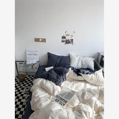 Quilt Bedsheet Sheets Bed Set Bedding Cover Bedcovers Duvet