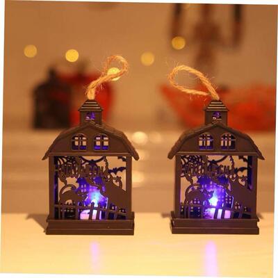 2pcs Halloween LED Ghost Lamp Skeleton Lamp pumpkin lantern