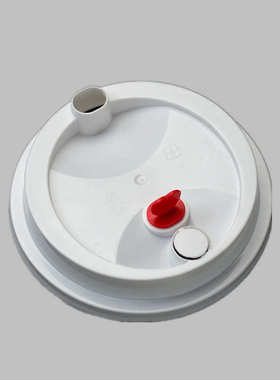 厂家批发 一次性塑料pp盖子 奶茶盖 塑料杯盖 注塑盖 90口径 白色