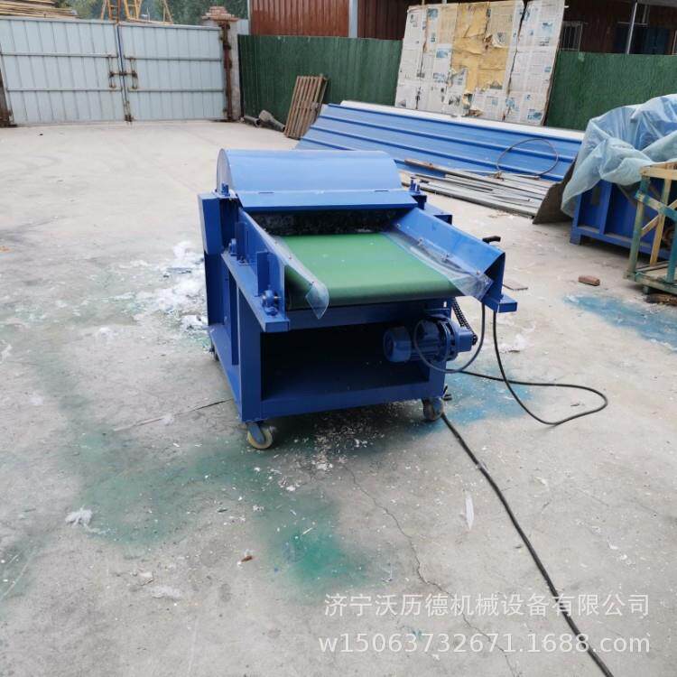 边角料开花机环保废旧毛衣毛裤开花机旧棉被再生棉开花机视频