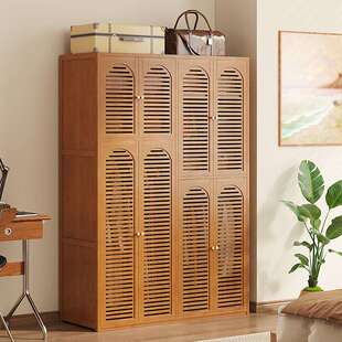 出租屋组装简易衣柜家用结实耐用衣帽架卧室衣橱多层衣服储物收纳