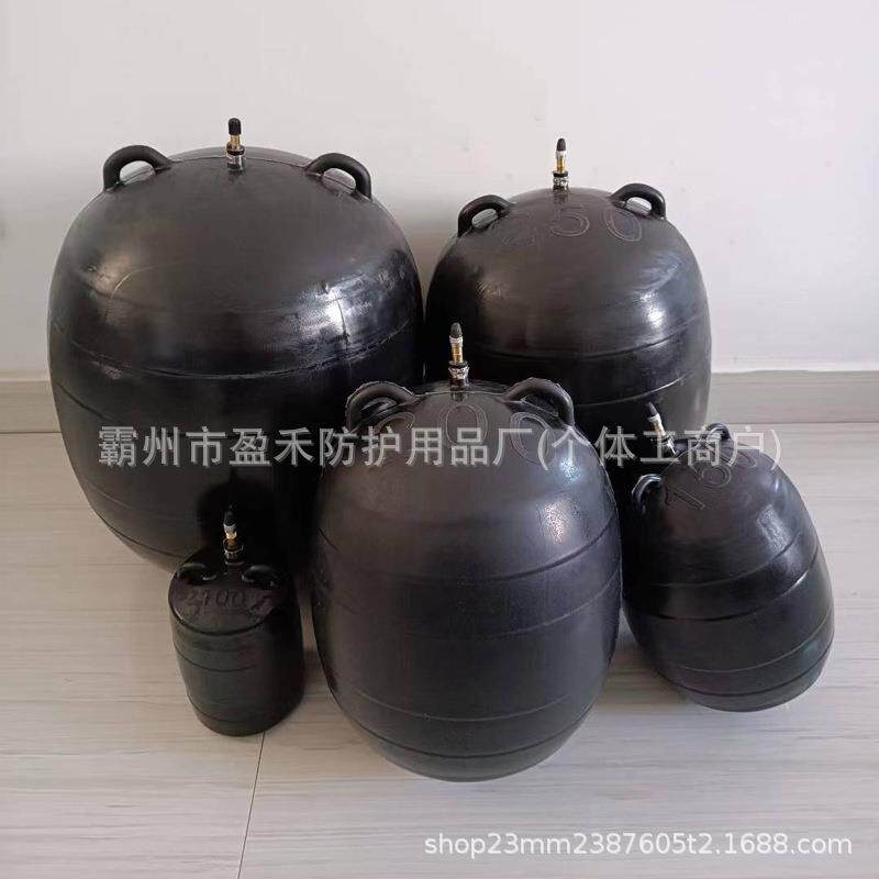 气动式密封阻流袋充气橡胶下水道堵漏袋排水管道防泄漏封堵袋装置