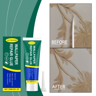 Repair Long Jaysuing Wallpaper Use Ready Home Adhesive