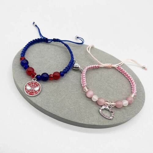 ed Magnetic Bracelet Handwoven Handstring Beaded Handicraft