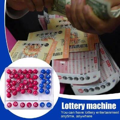 Mini Lottery Machine with Balls Draw Game Portable Number