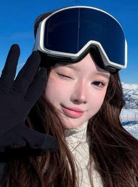 冬季登山滑雪镜防风眼镜户外运动太阳眼镜抗UV防眩光雪地太阳眼镜