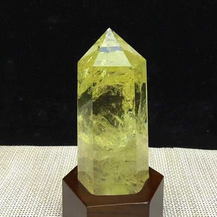 天然水晶六棱单尖柱多种材质水晶柱热销厂家直销水晶