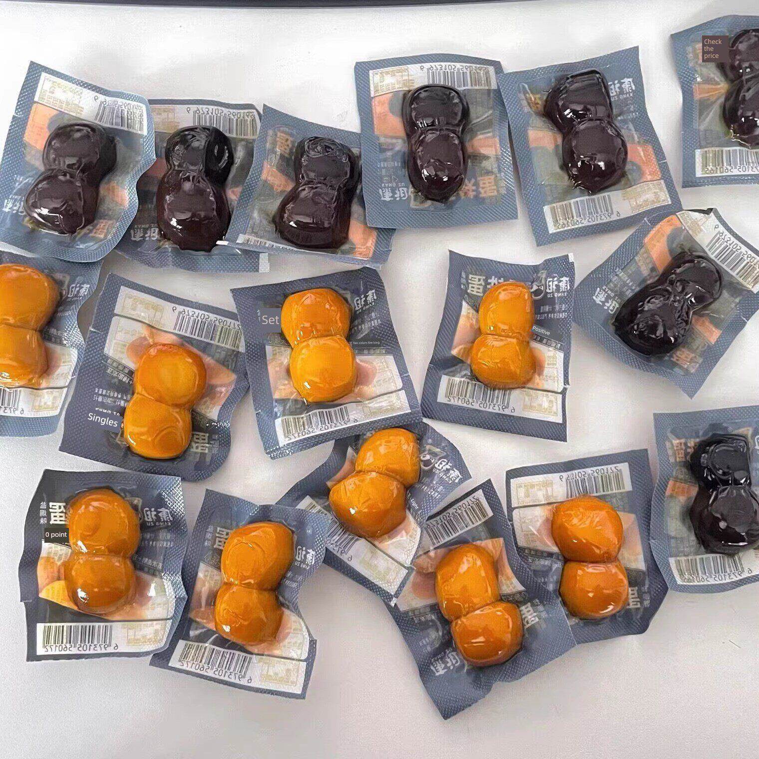 速发现货康祖香铁蛋鹌鹑蛋盐焗味卤五香味颗颗劲道粒粒入味散装小