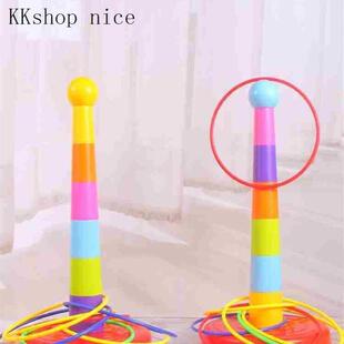 Hoop Plastic Ring Garden Toss Game Quoits Kids Outd Toy Pool