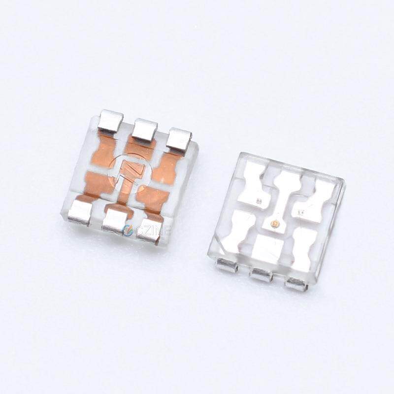 Smd低光衰5050rgb灯珠透明支架360度发光全彩灯珠贴片式led灯珠