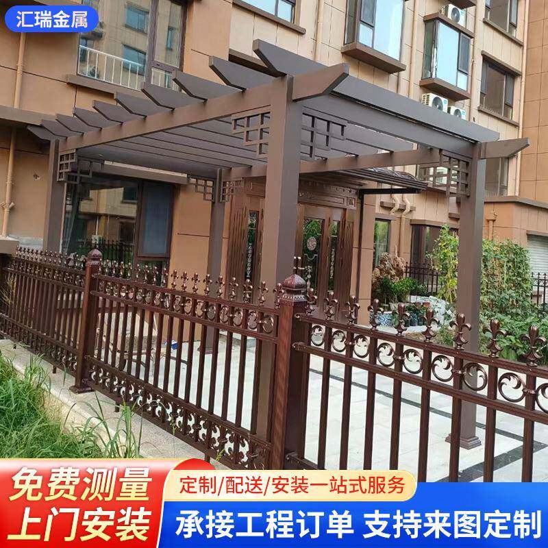 仿古廊架花架葡萄架户外落地式学校走廊凉亭水榭回廊木质长廊
