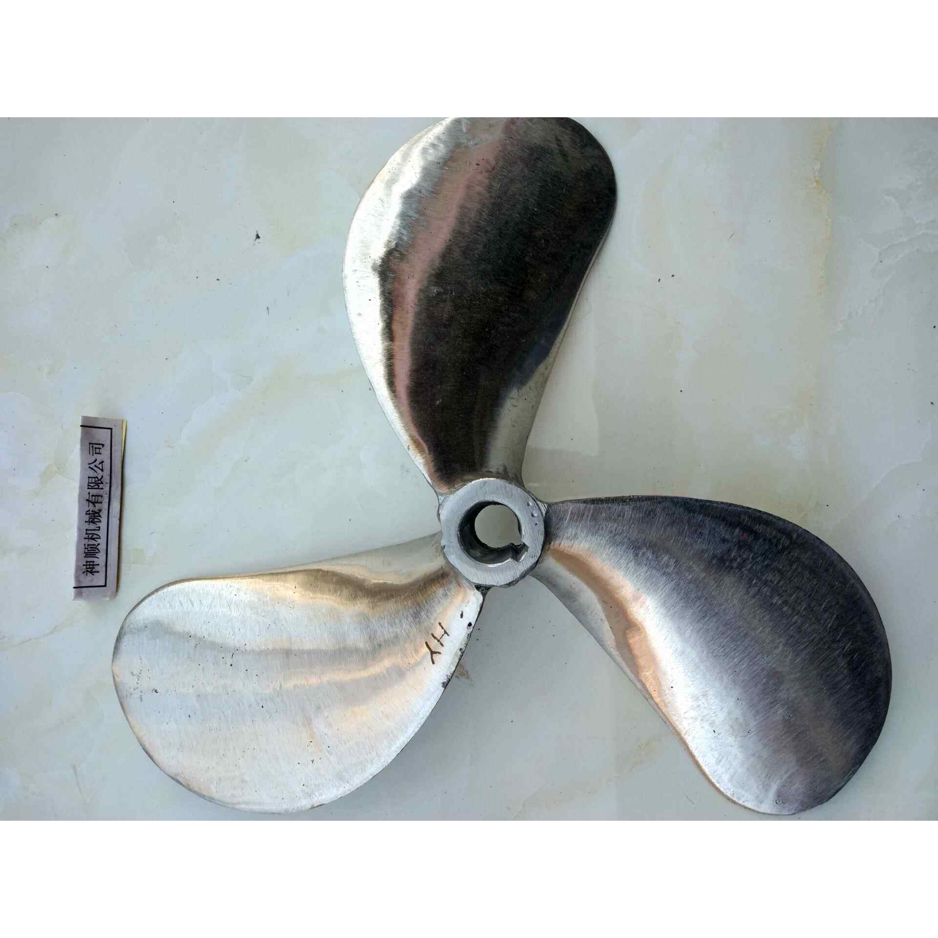 船用挂机挂桨机螺旋桨浆叶船用挂机挂桨机不锈钢浆叶白钢浆叶