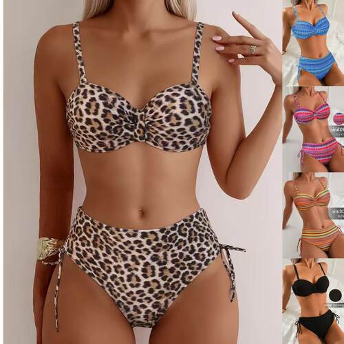 Womens Two-Piece Bikini Swimsuit Set Fashionable & Sexy